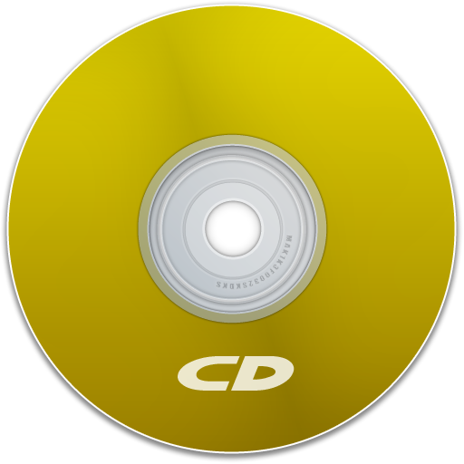 CD Yellow Icon 512x512 png
